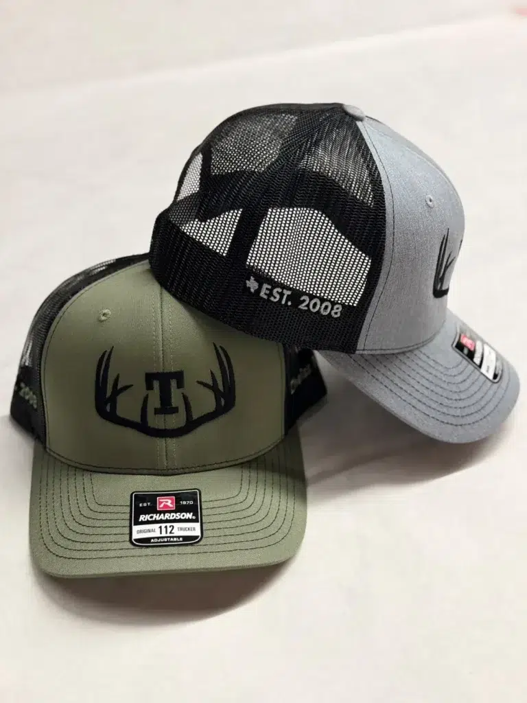 Custom embroidered branded trucker caps